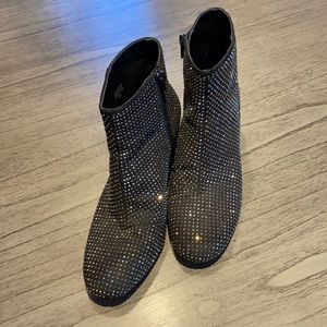 Ann Taylor sparkle booties